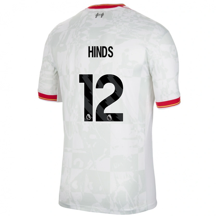 Danxen Herren Taylor Hinds #12 Weiß Rot Schwarz Ausweichtrikot Trikot 2024/25 T-Shirt
