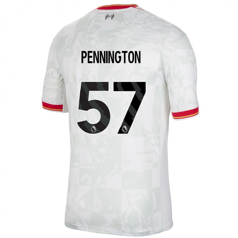 Danxen Herren Cody Pennington #57 Weiß Rot Schwarz Ausweichtrikot Trikot 2024/25 T-Shirt