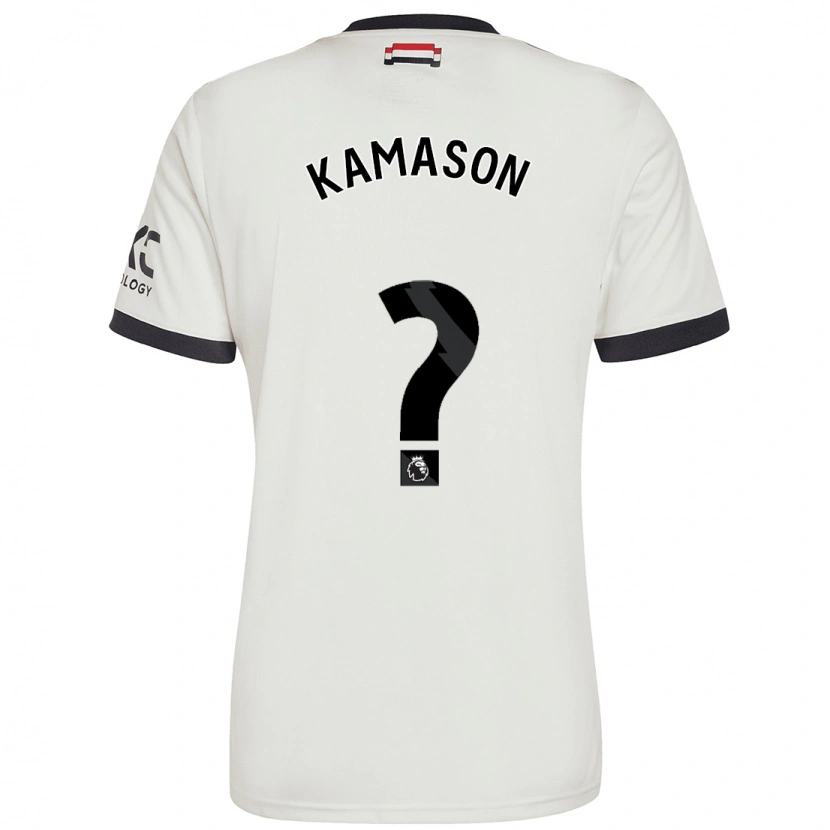 Danxen Herren Jaydan Kamason #0 Cremeweiß Ausweichtrikot Trikot 2024/25 T-Shirt