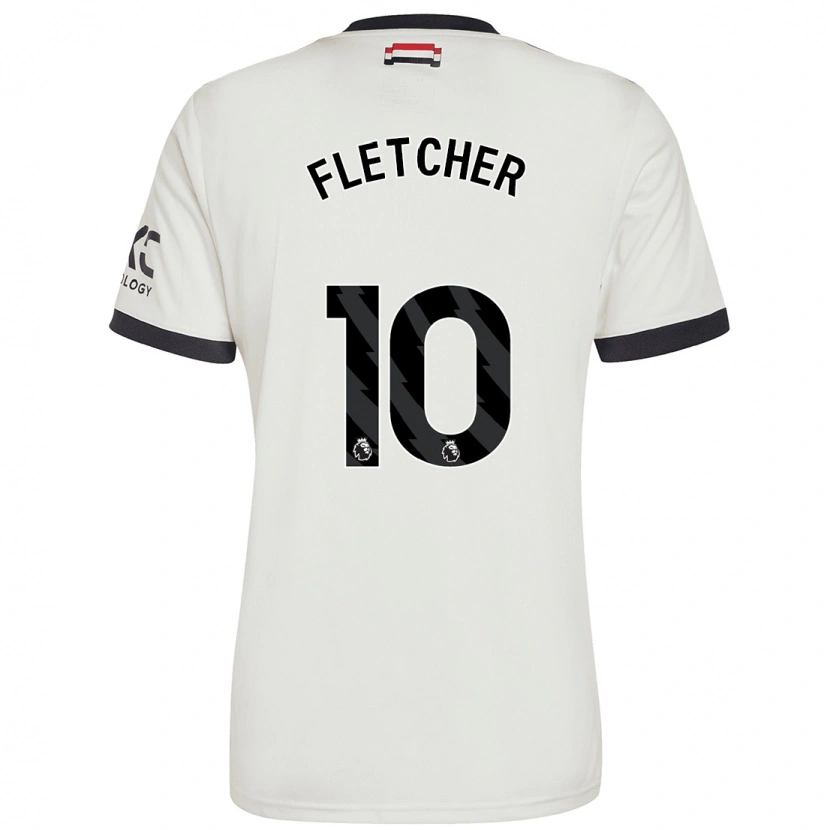 Danxen Herren Jack Fletcher #10 Cremeweiß Ausweichtrikot Trikot 2024/25 T-Shirt