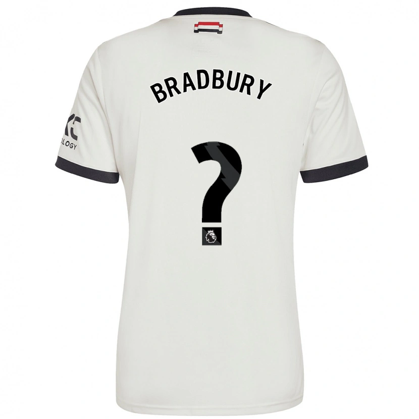 Danxen Herren Louie Bradbury #0 Cremeweiß Ausweichtrikot Trikot 2024/25 T-Shirt