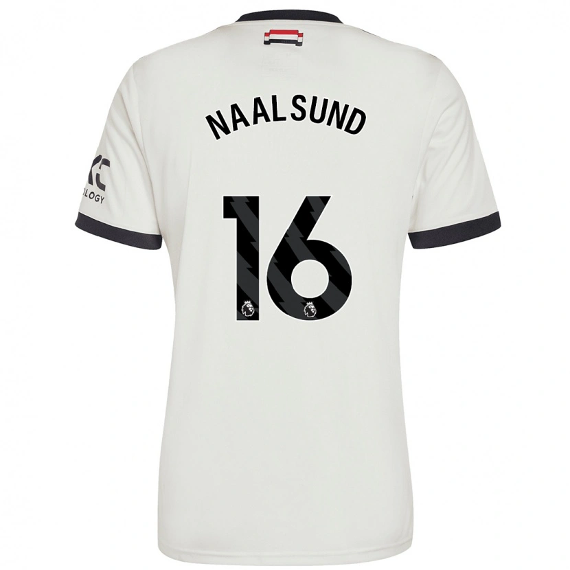 Danxen Herren Lisa Naalsund #16 Cremeweiß Ausweichtrikot Trikot 2024/25 T-Shirt