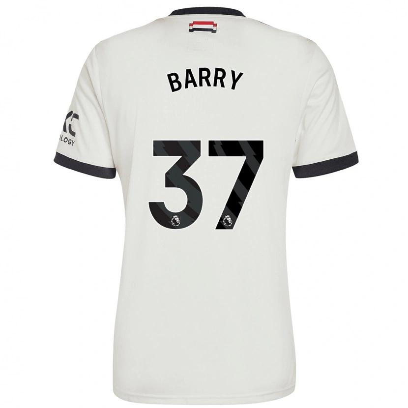 Danxen Herren Keira Barry #37 Cremeweiß Ausweichtrikot Trikot 2024/25 T-Shirt