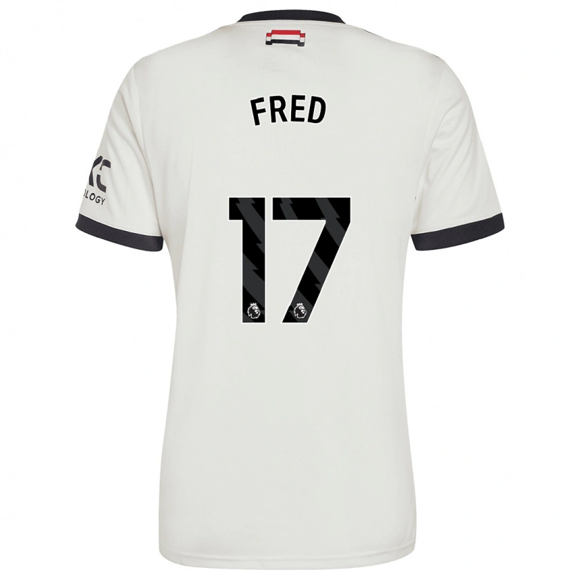 Danxen Herren Fred #17 Cremeweiß Ausweichtrikot Trikot 2024/25 T-Shirt