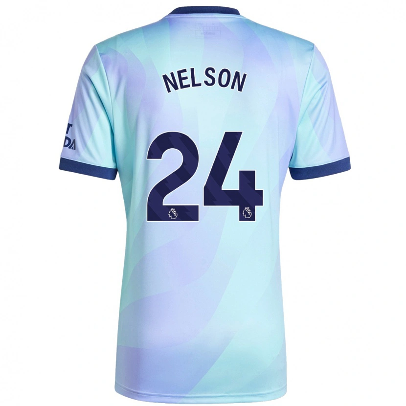 Danxen Herren Reiss Nelson #24 Aquamarin Ausweichtrikot Trikot 2024/25 T-Shirt