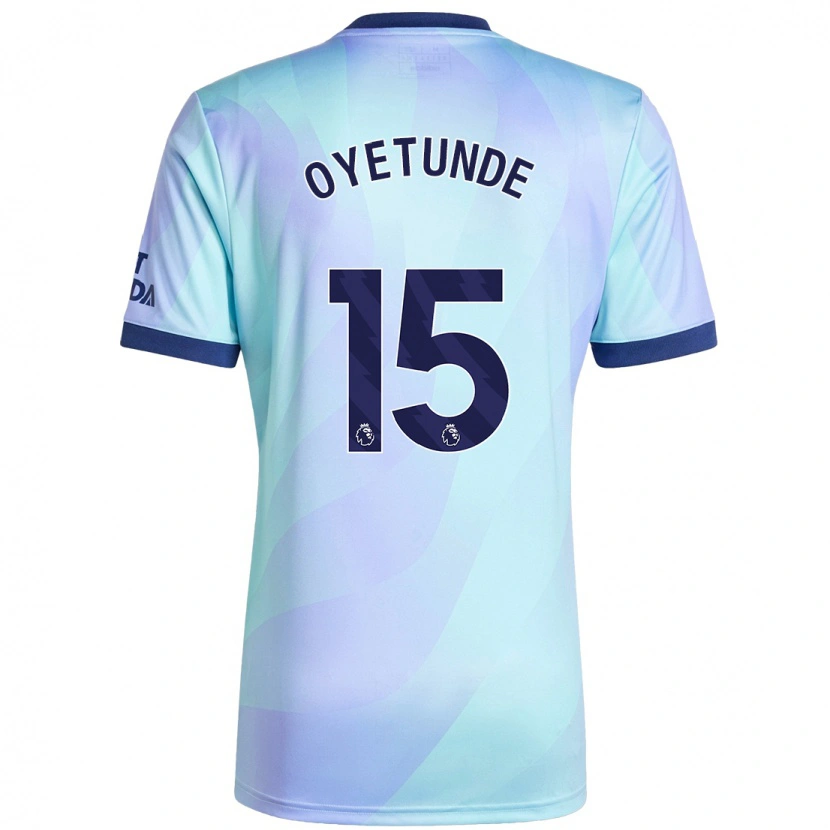 Danxen Herren Daniel Oyetunde #15 Aquamarin Ausweichtrikot Trikot 2024/25 T-Shirt