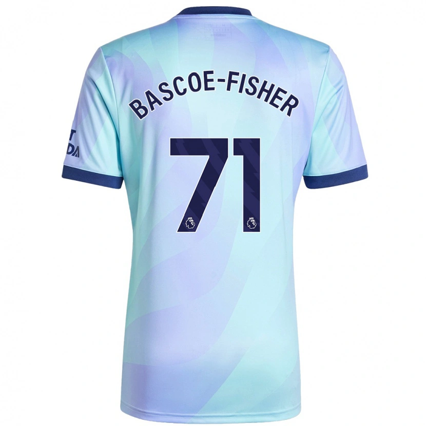 Danxen Herren Jakai Bascoe-Fisher #71 Aquamarin Ausweichtrikot Trikot 2024/25 T-Shirt