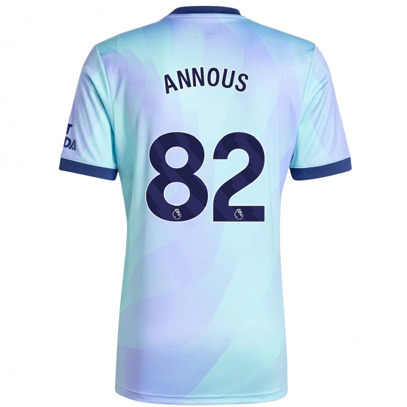 Danxen Herren Andre Annous #82 Aquamarin Ausweichtrikot Trikot 2024/25 T-Shirt