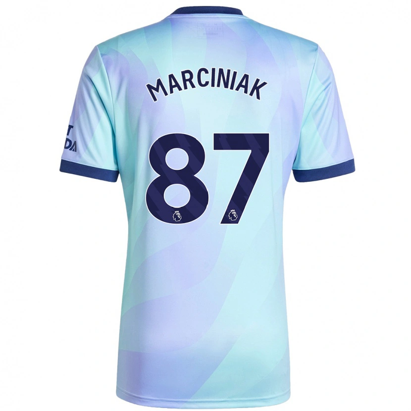 Danxen Herren Alex Marciniak #87 Aquamarin Ausweichtrikot Trikot 2024/25 T-Shirt
