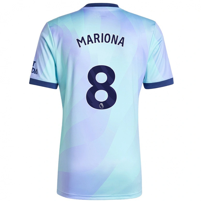 Danxen Herren Mariona Caldentey #8 Aquamarin Ausweichtrikot Trikot 2024/25 T-Shirt