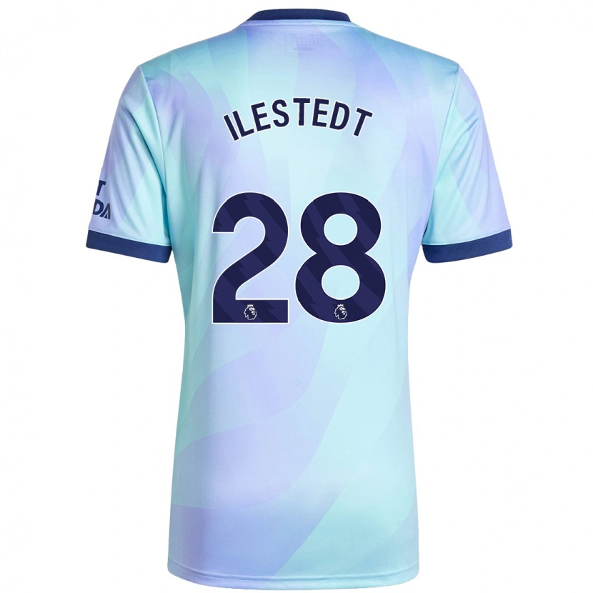 Danxen Herren Amanda Ilestedt #28 Aquamarin Ausweichtrikot Trikot 2024/25 T-Shirt