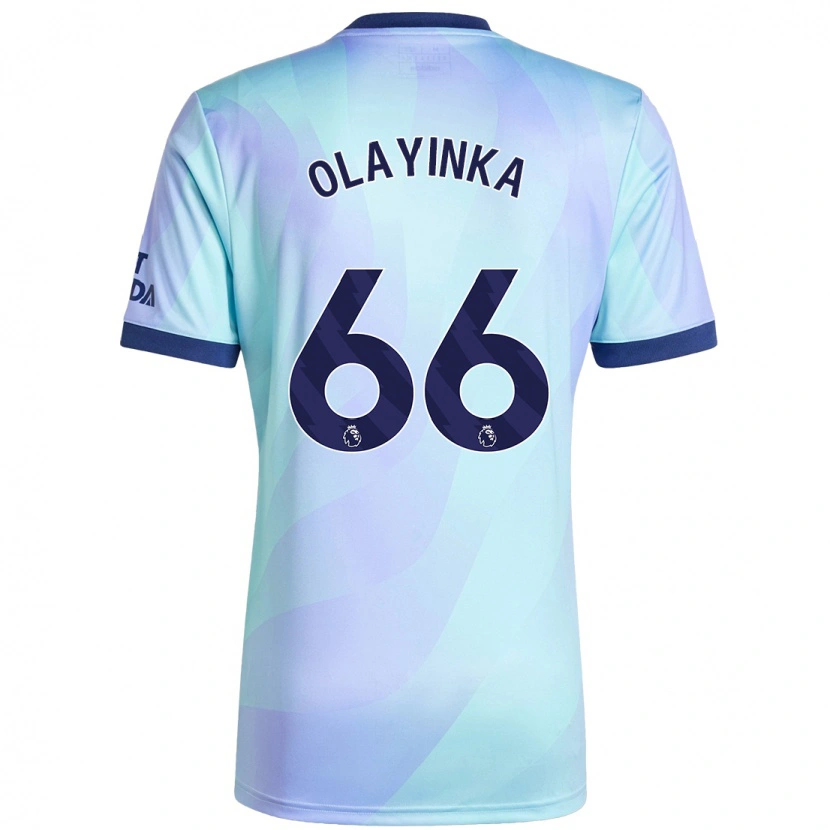 Danxen Herren James Olayinka #66 Aquamarin Ausweichtrikot Trikot 2024/25 T-Shirt