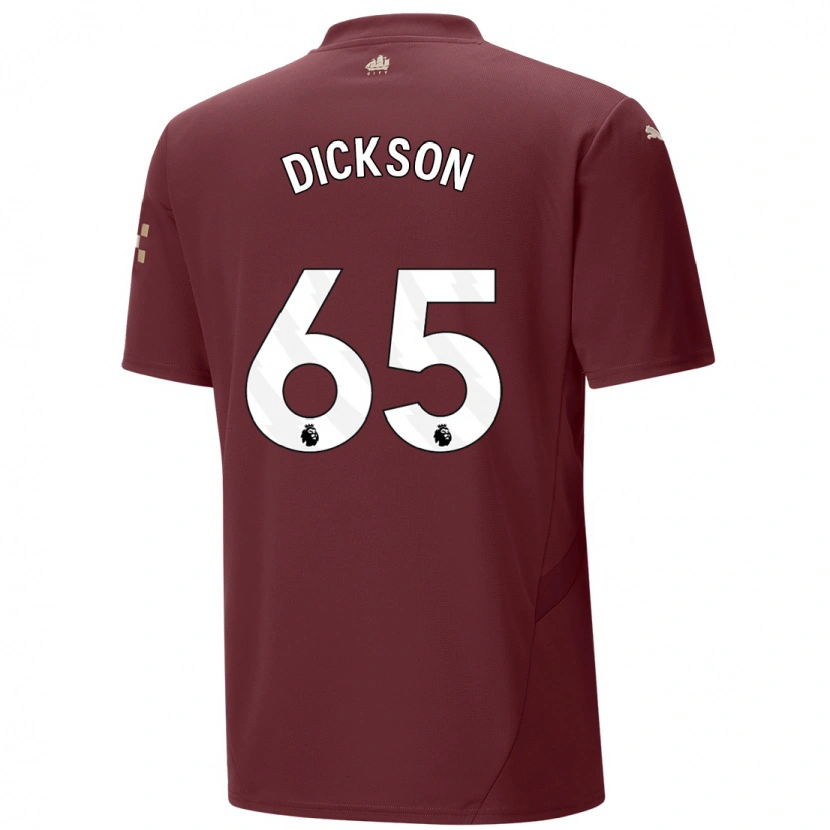 Danxen Herren Will Dickson #65 Kastanienbraun Ausweichtrikot Trikot 2024/25 T-Shirt