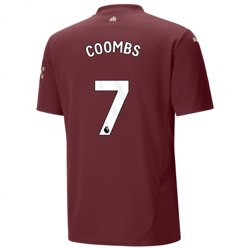 Danxen Herren Laura Coombs #7 Kastanienbraun Ausweichtrikot Trikot 2024/25 T-Shirt