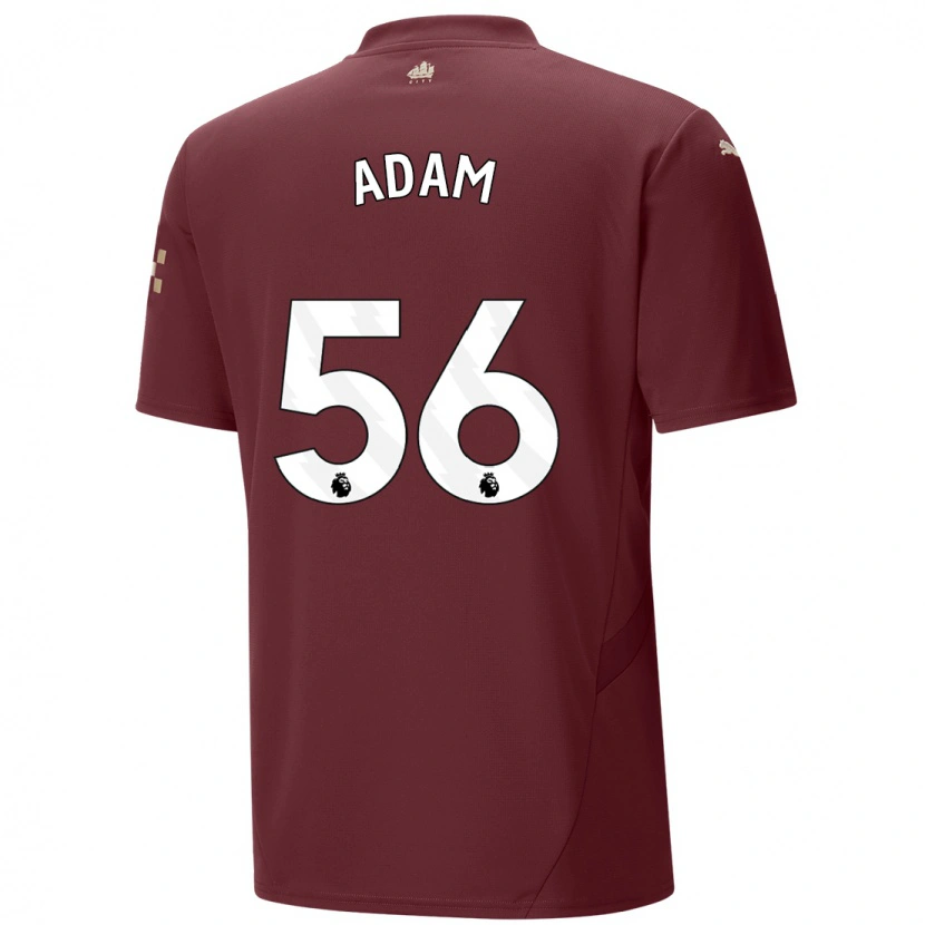 Danxen Herren Josh Adam #56 Kastanienbraun Ausweichtrikot Trikot 2024/25 T-Shirt