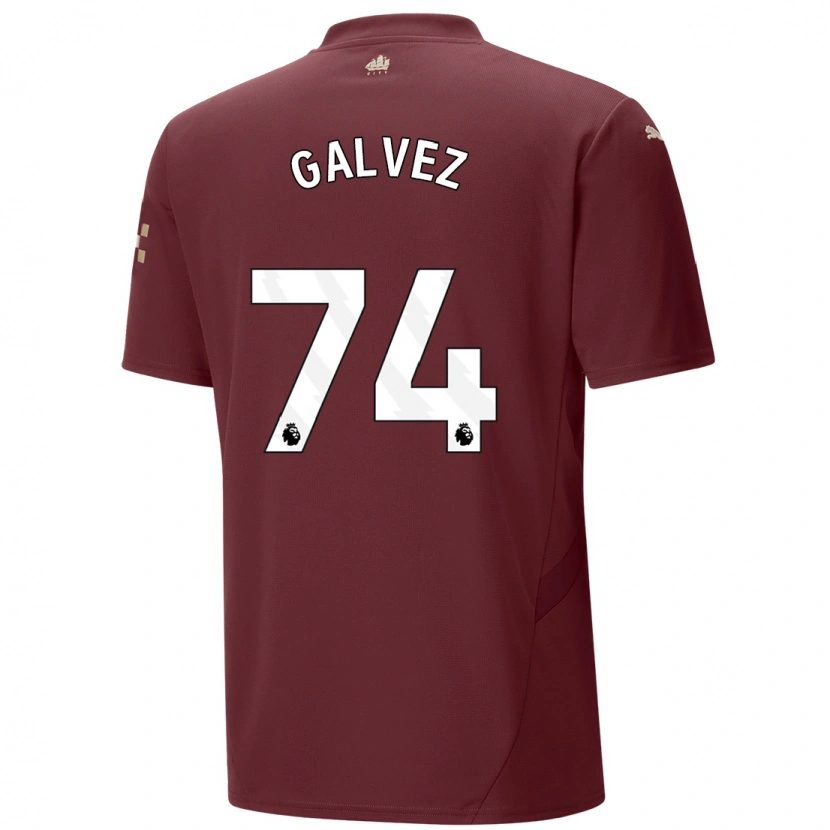 Danxen Herren Tomas Galvez #74 Kastanienbraun Ausweichtrikot Trikot 2024/25 T-Shirt