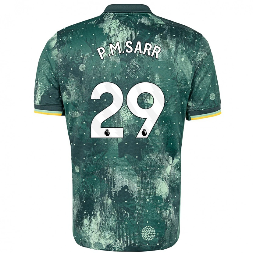 Danxen Herren Pape Matar Sarr #29 Mintgrün Ausweichtrikot Trikot 2024/25 T-Shirt