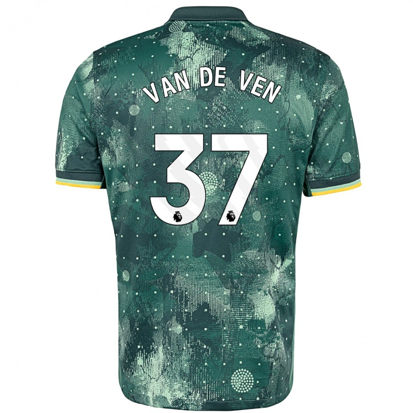 Danxen Herren Micky Van De Ven #37 Mintgrün Ausweichtrikot Trikot 2024/25 T-Shirt