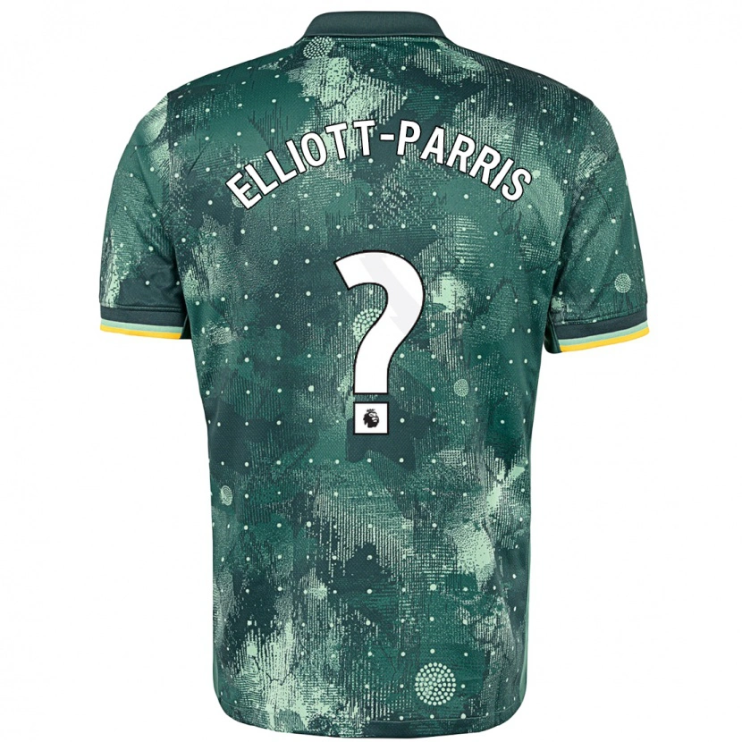 Danxen Herren Reiss Elliott-Parris #0 Mintgrün Ausweichtrikot Trikot 2024/25 T-Shirt