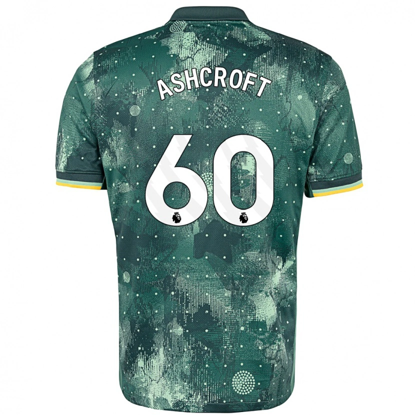 Danxen Herren Tyrell Ashcroft #60 Mintgrün Ausweichtrikot Trikot 2024/25 T-Shirt