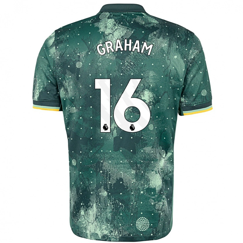 Danxen Herren Kit Graham #16 Mintgrün Ausweichtrikot Trikot 2024/25 T-Shirt