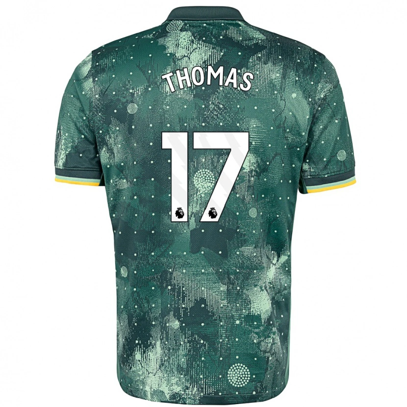 Danxen Herren Martha Thomas #17 Mintgrün Ausweichtrikot Trikot 2024/25 T-Shirt