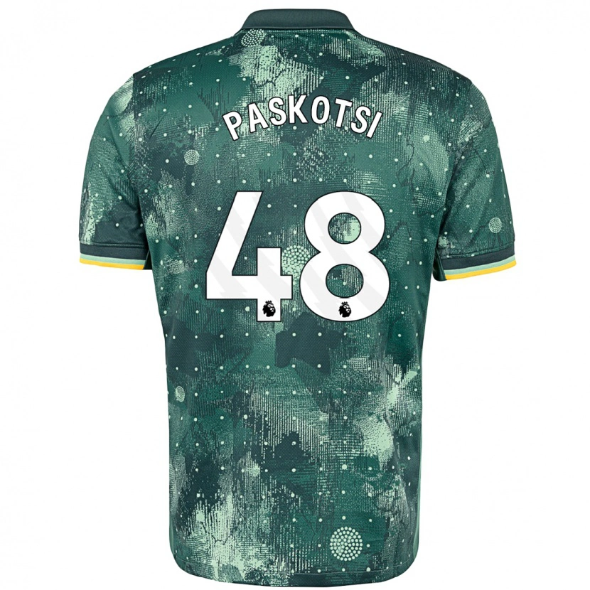 Danxen Herren Maksim Paskotsi #48 Mintgrün Ausweichtrikot Trikot 2024/25 T-Shirt