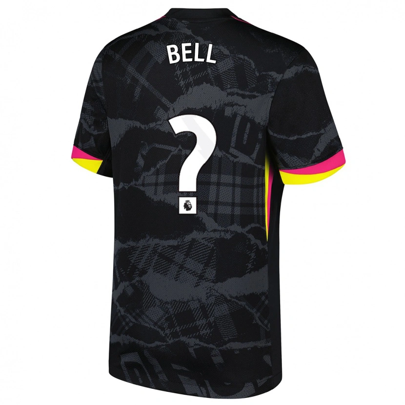 Danxen Herren Toby Bell #0 Schwarz Rosa Ausweichtrikot Trikot 2024/25 T-Shirt