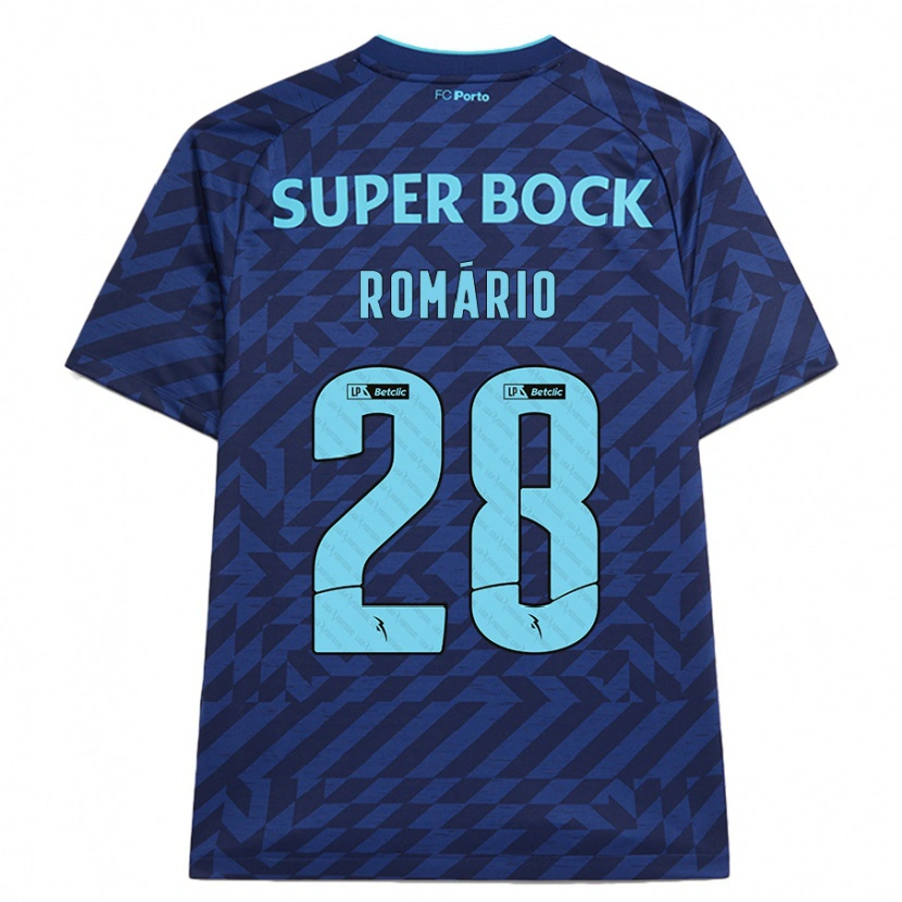 Danxen Herren Romário Baró #28 Marineblau Ausweichtrikot Trikot 2024/25 T-Shirt