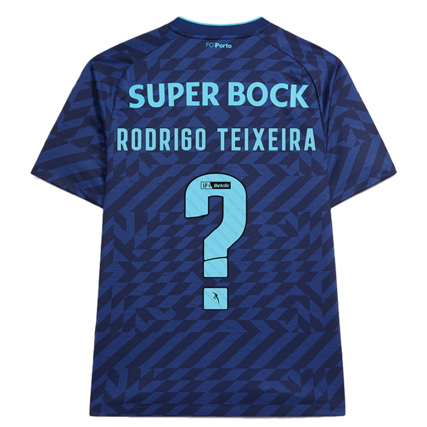 Danxen Herren Rodrigo Teixeira #0 Marineblau Ausweichtrikot Trikot 2024/25 T-Shirt