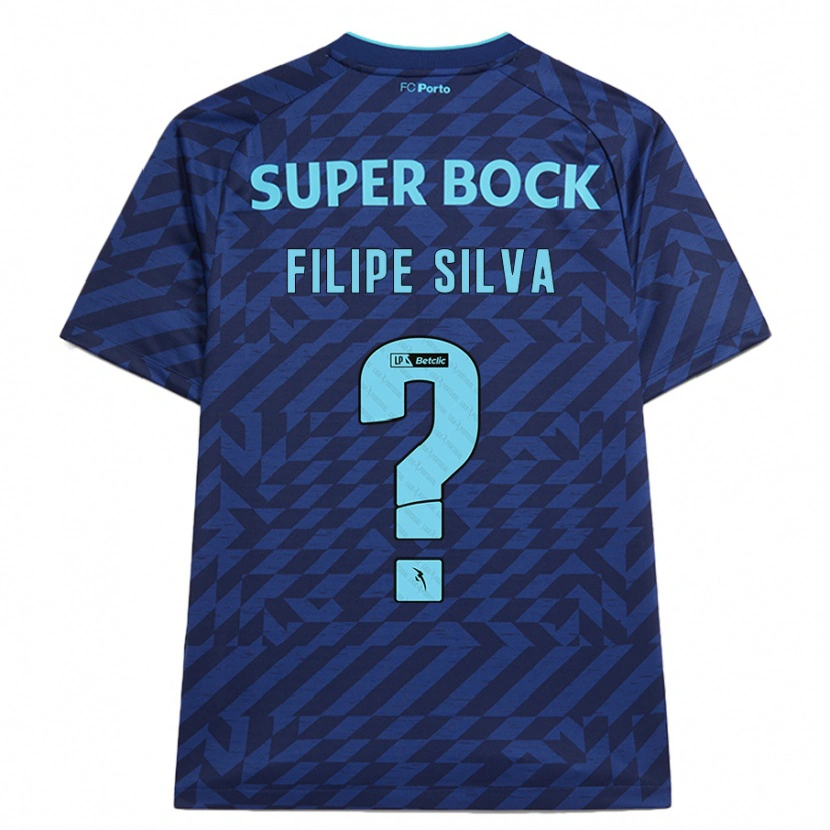Danxen Herren Filipe Silva #0 Marineblau Ausweichtrikot Trikot 2024/25 T-Shirt