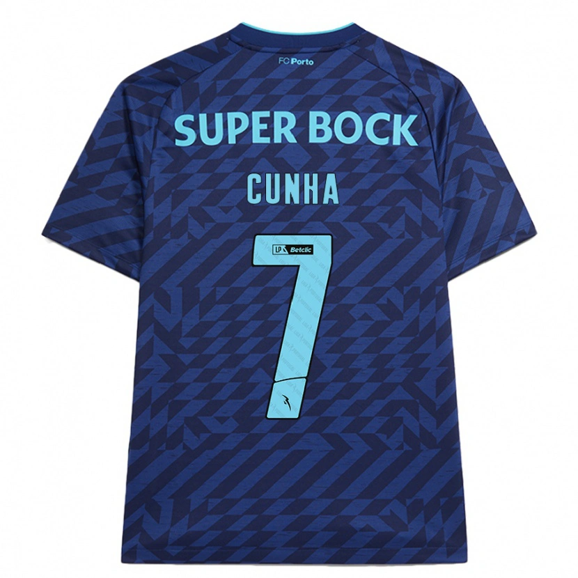 Danxen Herren Duarte Cunha #7 Marineblau Ausweichtrikot Trikot 2024/25 T-Shirt