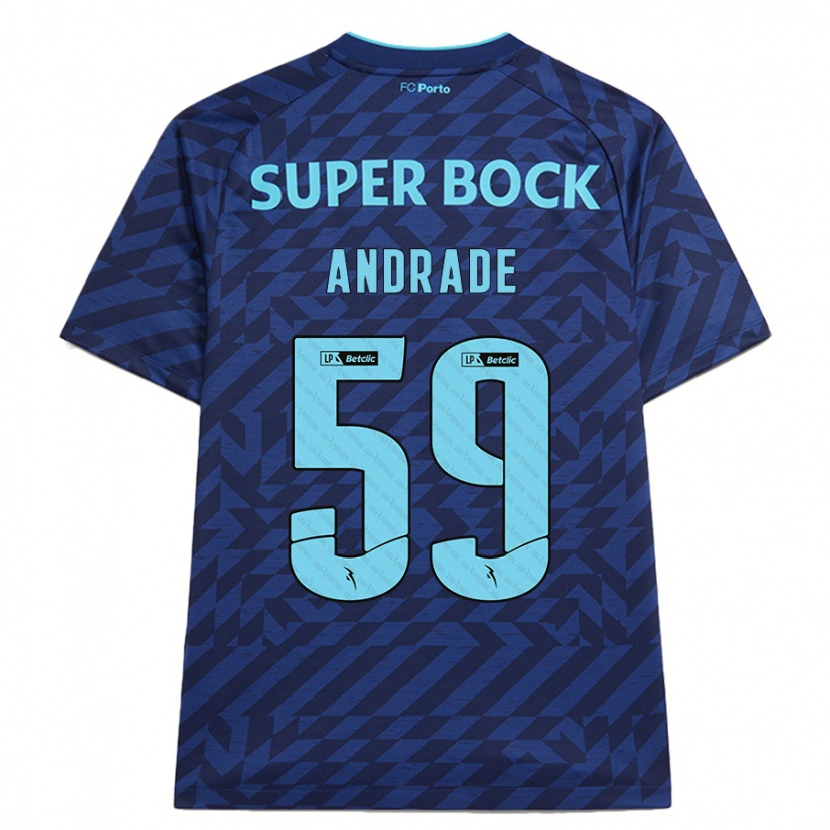 Danxen Herren Tiago Andrade #59 Marineblau Ausweichtrikot Trikot 2024/25 T-Shirt