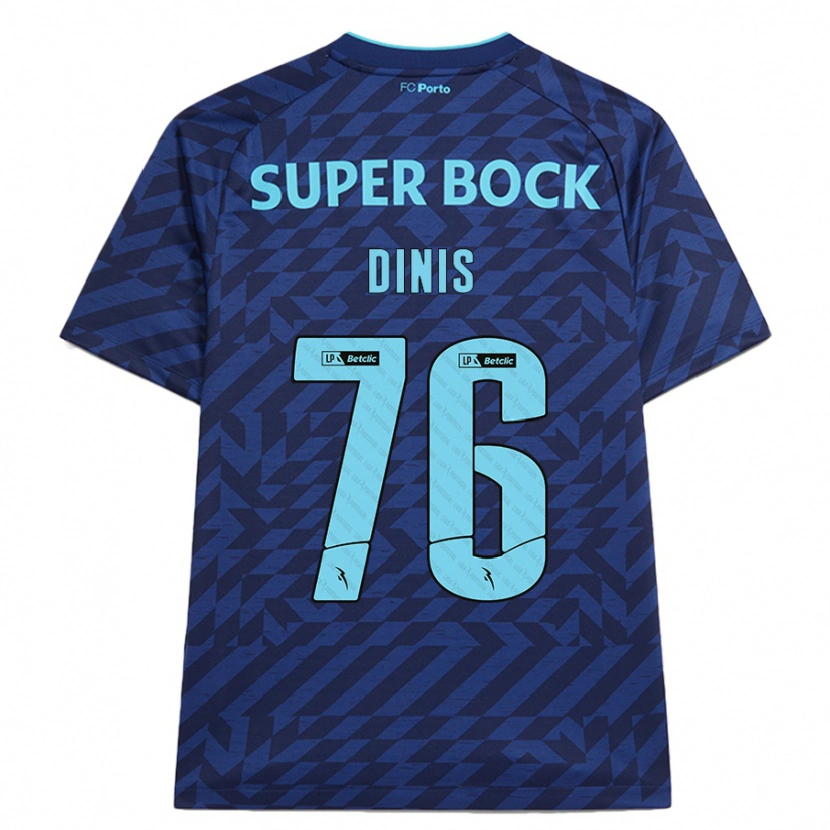 Danxen Herren Dinis #76 Marineblau Ausweichtrikot Trikot 2024/25 T-Shirt