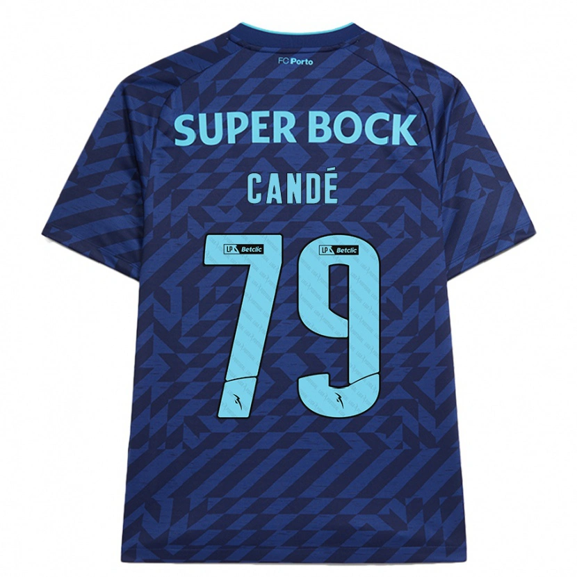 Danxen Herren Umaro Candé #79 Marineblau Ausweichtrikot Trikot 2024/25 T-Shirt