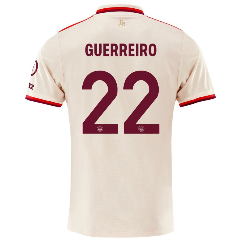 Danxen Herren Raphaël Guerreiro #22 Leinen Ausweichtrikot Trikot 2024/25 T-Shirt