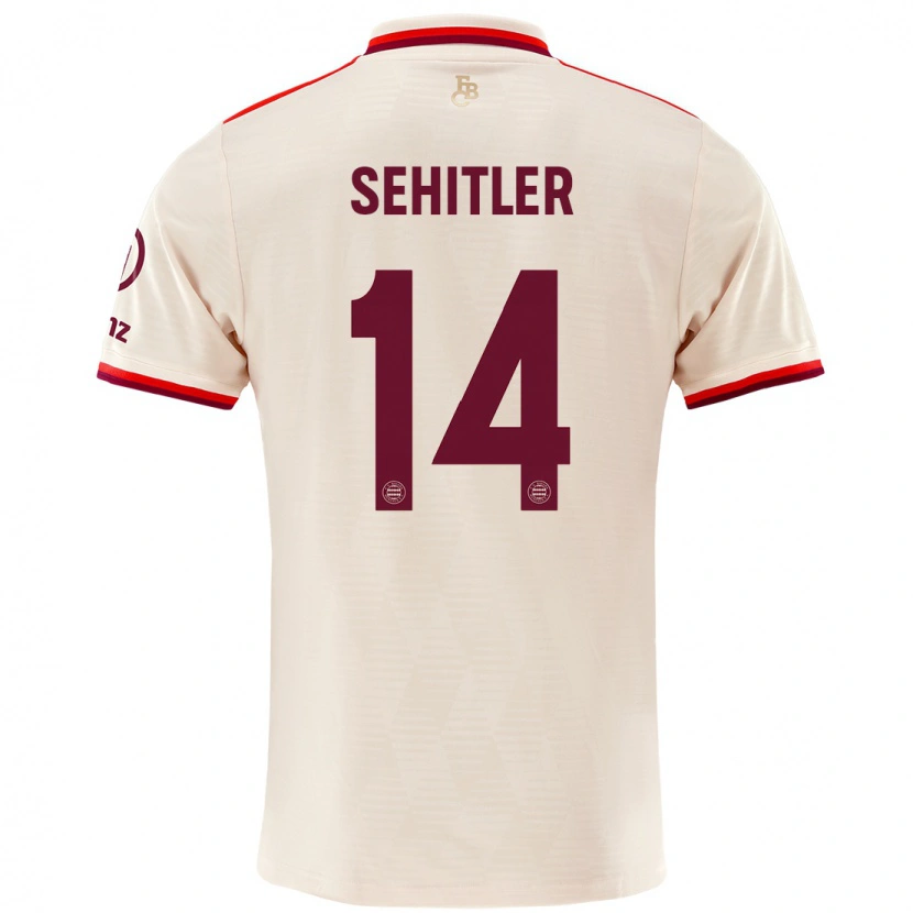 Danxen Herren Alara Şehitler #14 Leinen Ausweichtrikot Trikot 2024/25 T-Shirt