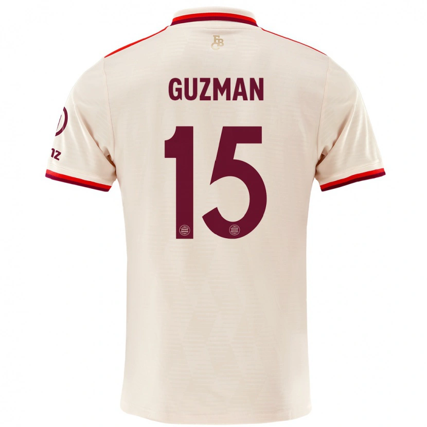 Danxen Herren Ana María Guzmán #15 Leinen Ausweichtrikot Trikot 2024/25 T-Shirt