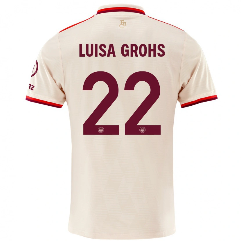 Danxen Herren Maria Luisa Grohs #22 Leinen Ausweichtrikot Trikot 2024/25 T-Shirt