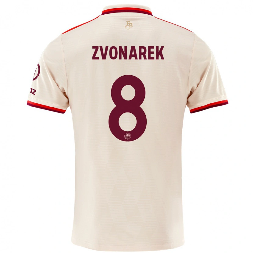 Danxen Herren Lovro Zvonarek #8 Leinen Ausweichtrikot Trikot 2024/25 T-Shirt