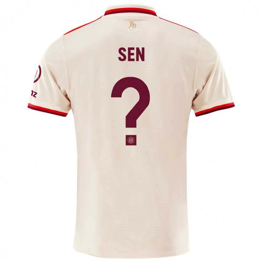 Danxen Herren Salih Sen #0 Leinen Ausweichtrikot Trikot 2024/25 T-Shirt