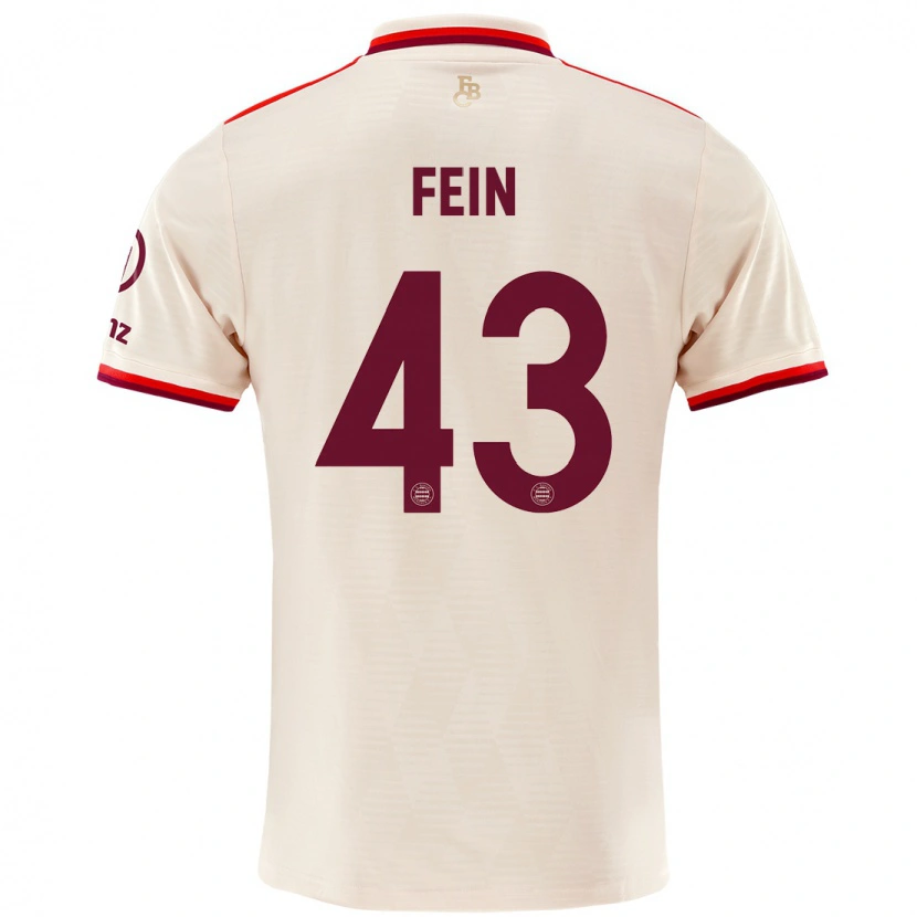 Danxen Herren Adrian Fein #43 Leinen Ausweichtrikot Trikot 2024/25 T-Shirt