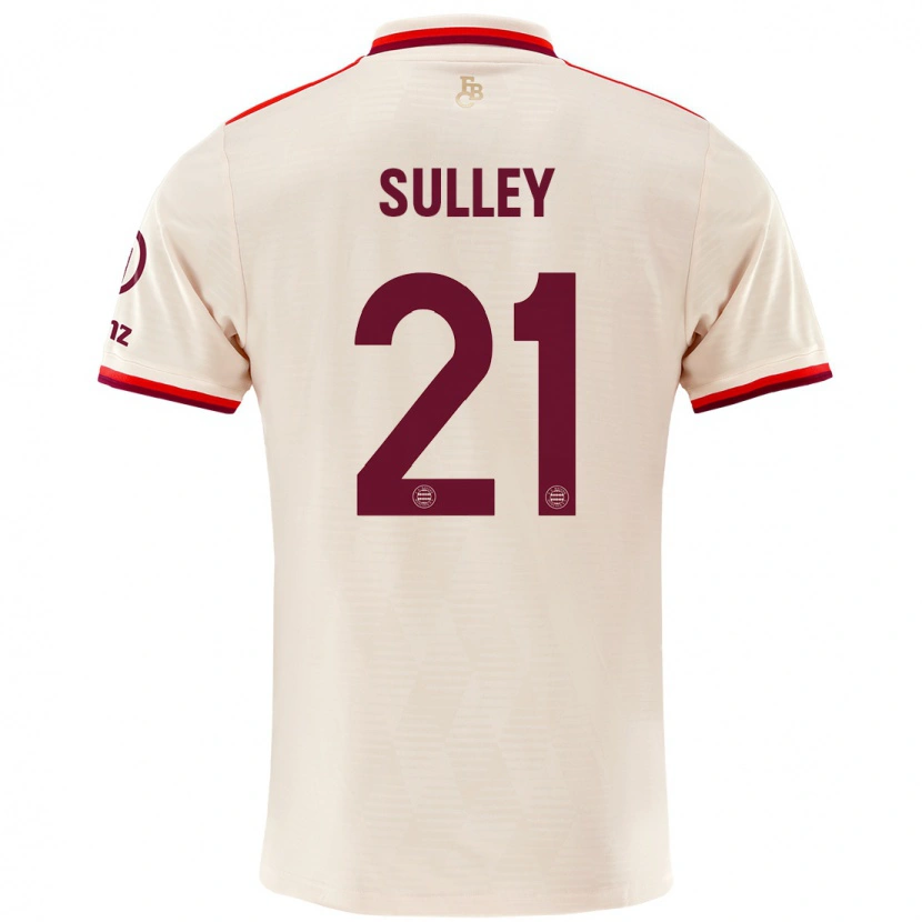 Danxen Herren Williams Baffour Sulley #21 Leinen Ausweichtrikot Trikot 2024/25 T-Shirt