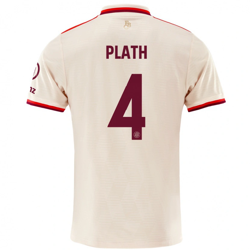 Danxen Herren Max Plath #4 Leinen Ausweichtrikot Trikot 2024/25 T-Shirt