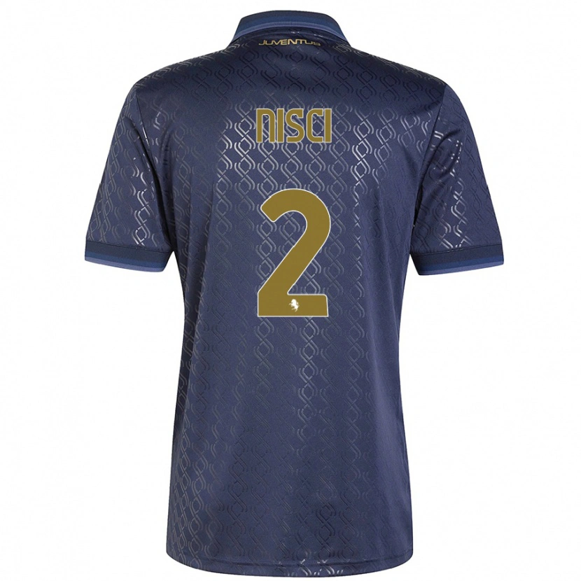 Danxen Herren Alessandro Nisci #2 Marineblau Ausweichtrikot Trikot 2024/25 T-Shirt