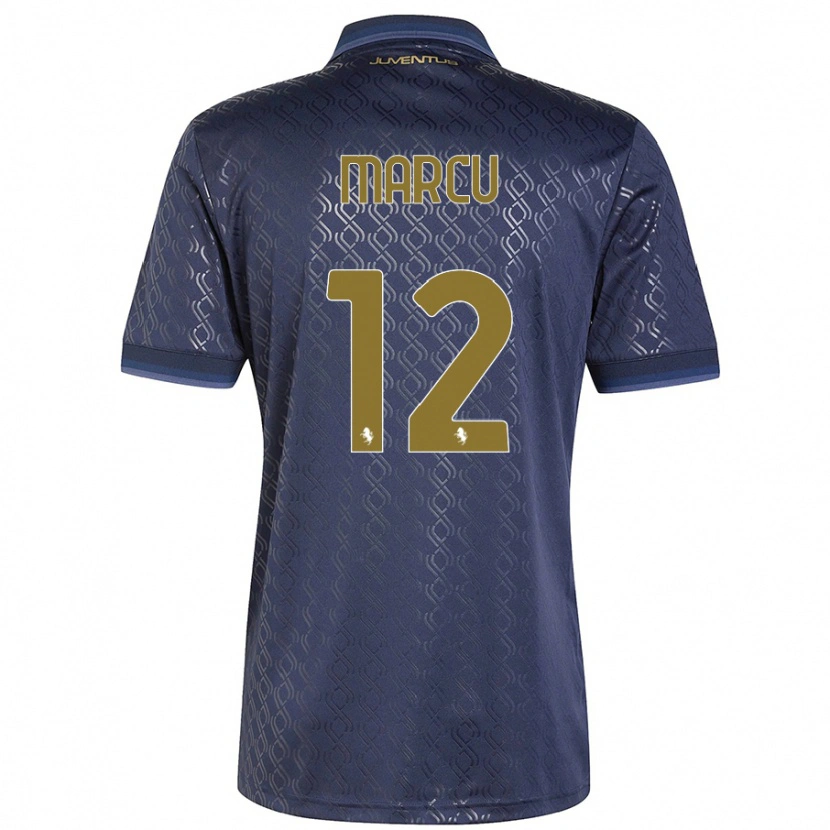 Danxen Herren Alessio Marcu #12 Marineblau Ausweichtrikot Trikot 2024/25 T-Shirt