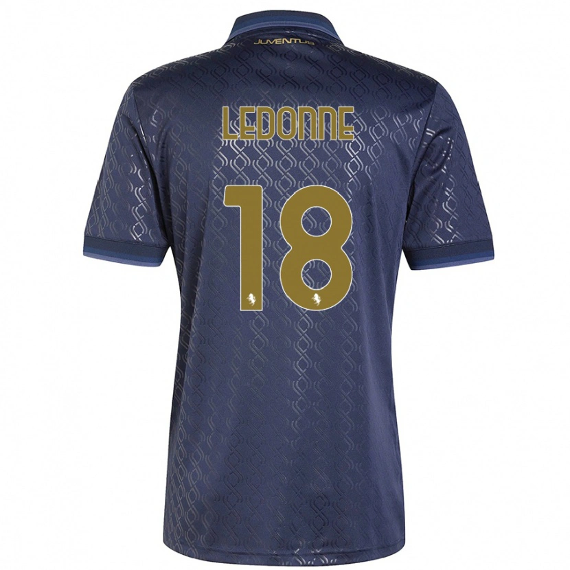 Danxen Herren Nicolò Ledonne #18 Marineblau Ausweichtrikot Trikot 2024/25 T-Shirt