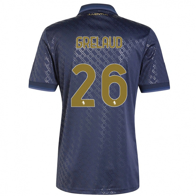 Danxen Herren Josue Grelaud #26 Marineblau Ausweichtrikot Trikot 2024/25 T-Shirt