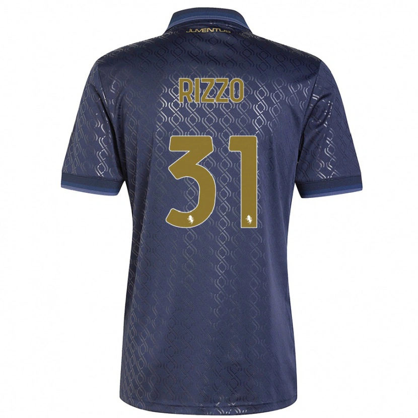 Danxen Herren Niccolò Rizzo #31 Marineblau Ausweichtrikot Trikot 2024/25 T-Shirt