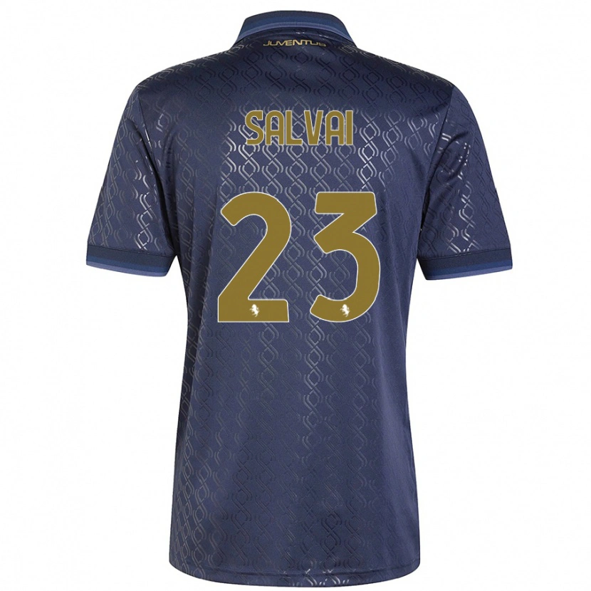 Danxen Herren Cecilia Salvai #23 Marineblau Ausweichtrikot Trikot 2024/25 T-Shirt